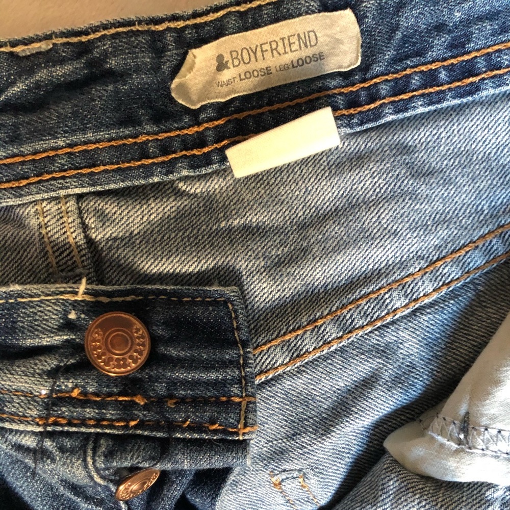 H&M boyfriend jean shorts